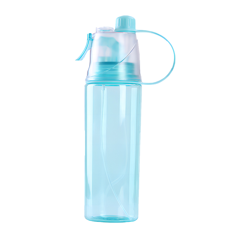 Custom 20 Oz Spray Sports Bottle Blue