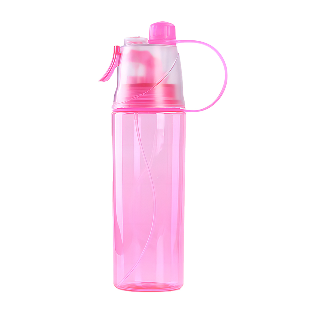 Custom 20 Oz Spray Sports Bottle Pink