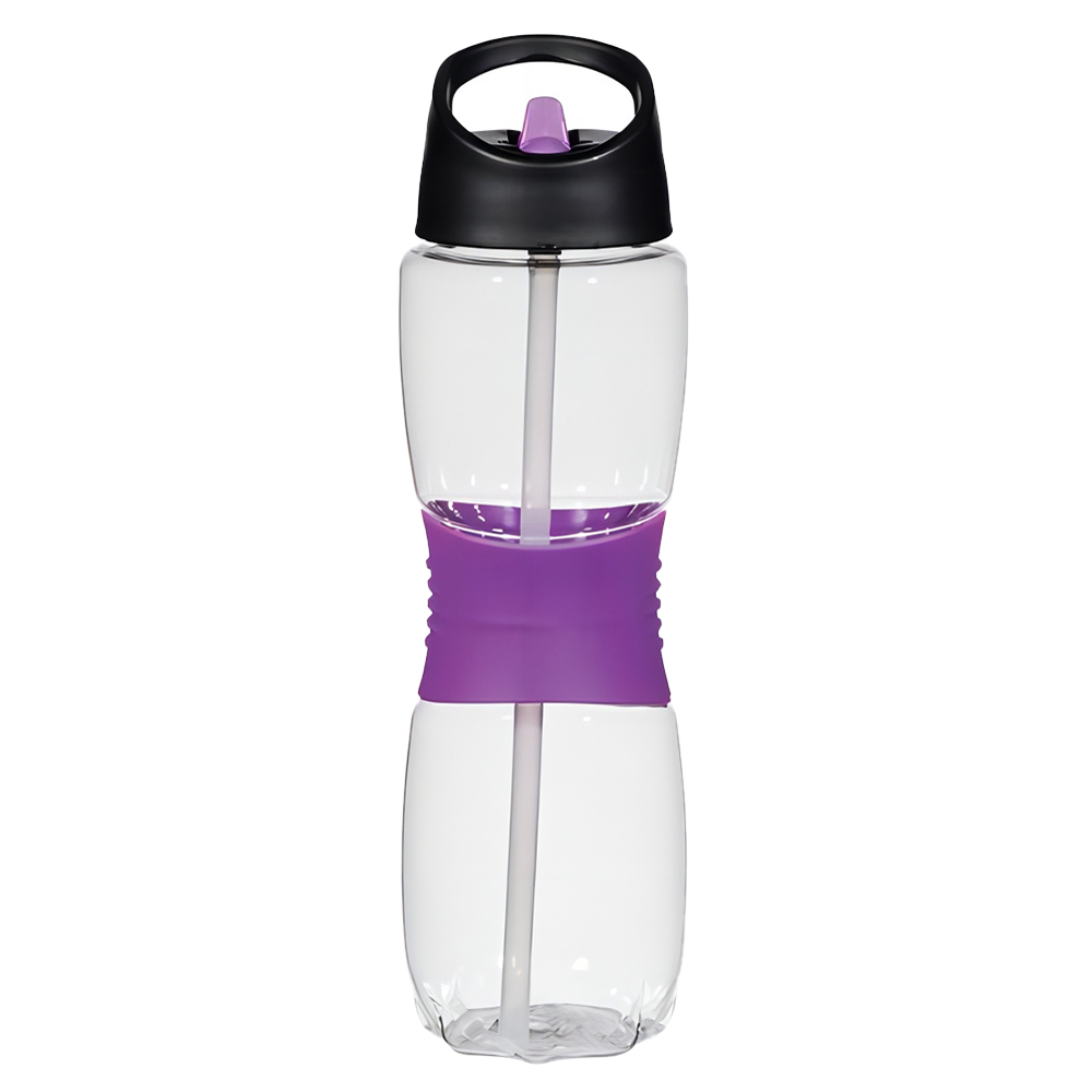 Custom 25 Oz Hourglass Tritan Bottle Purple
