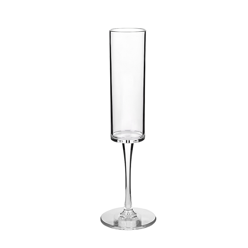 Custom 6 oz Plastic Acrylic Champagne Glass  Blank