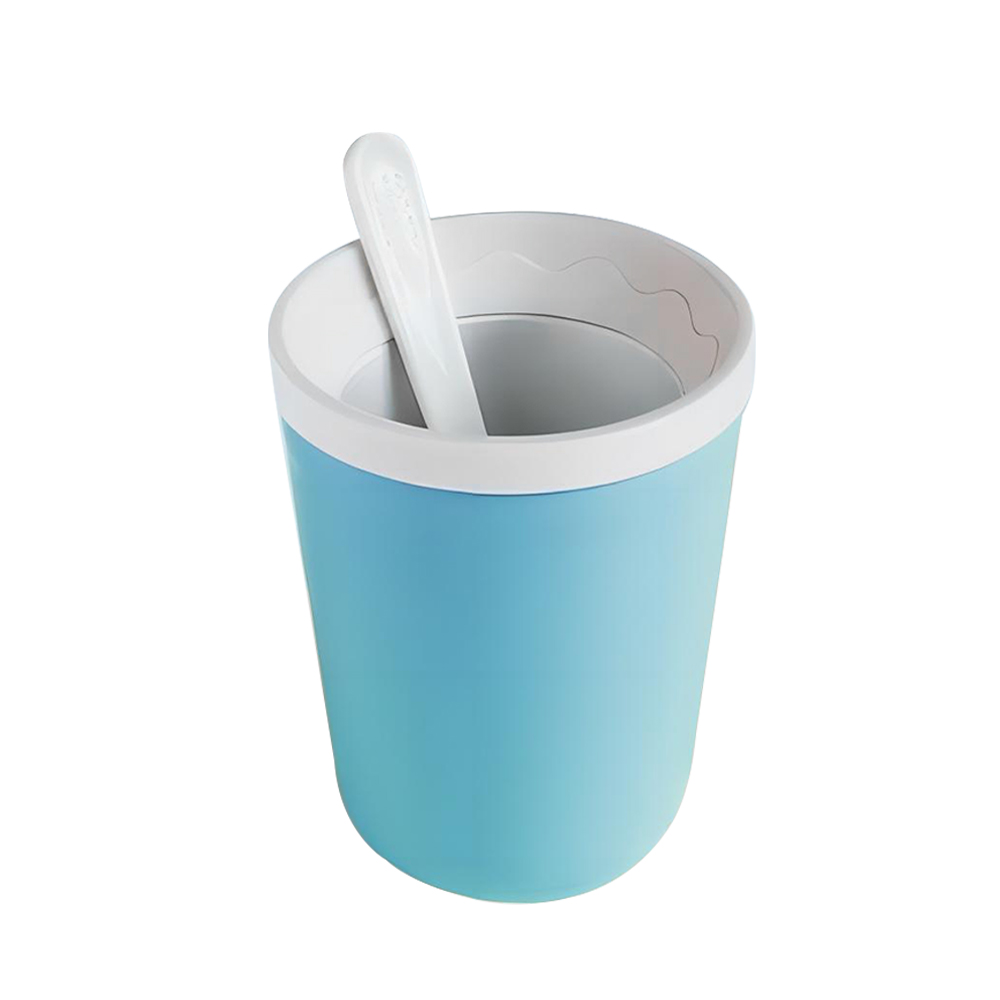 Custom Summer Quick Frozen Cooling Smoothie Pinch Cup Blue Blank