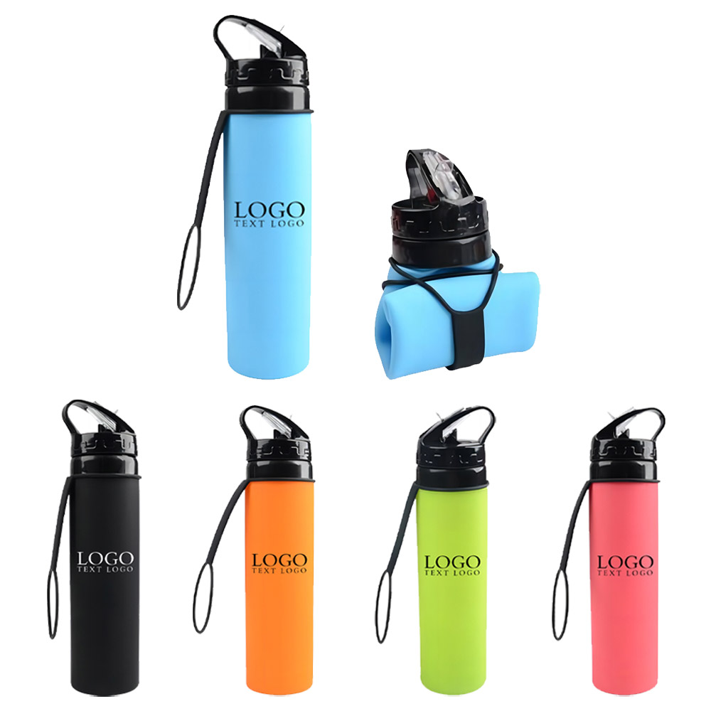 Giveaway 20 Oz Silicone Foldable Water Bottle