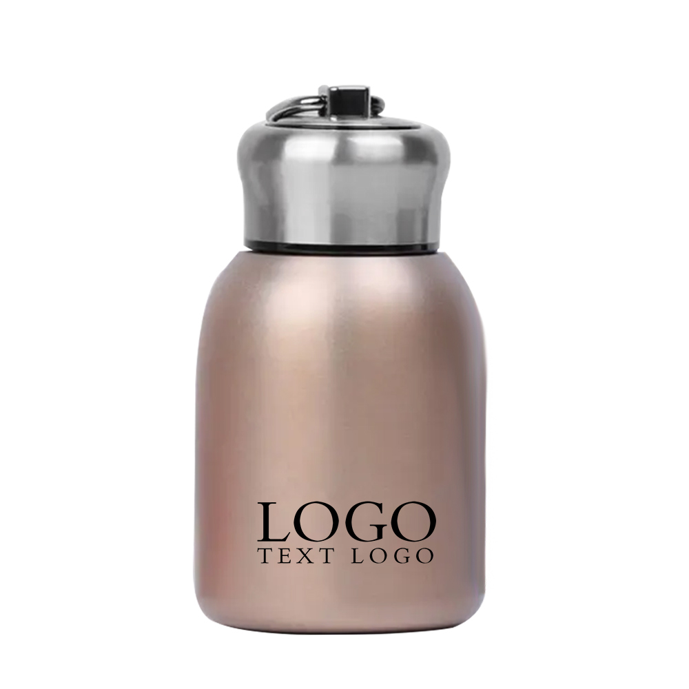 Gold Promo Mini 10 oz Stainless Steel Water Bottle With Logo