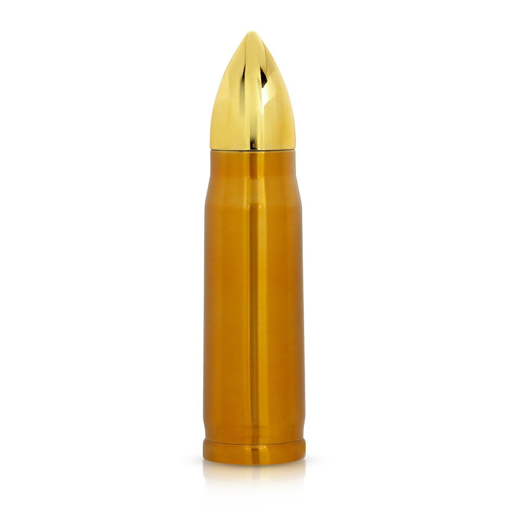 Gold Promo Stainless Steel Bullet Thermos Flask