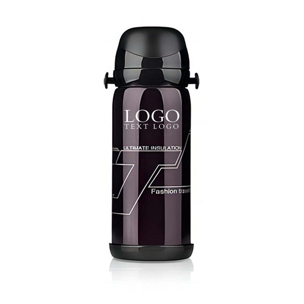 Gray Promo Outdoor Stainless Steel Thermos Flask With Logo