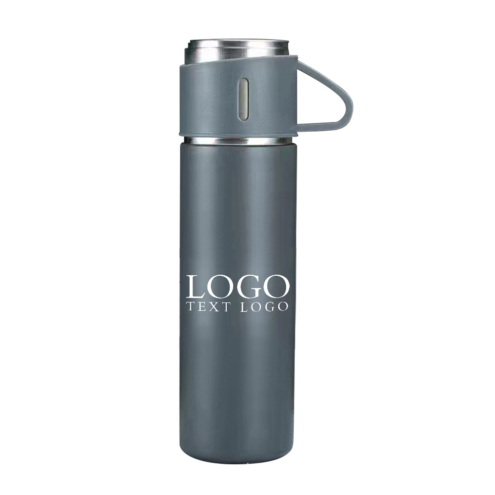 Gray Promo Thermo Cup Gift With Logo