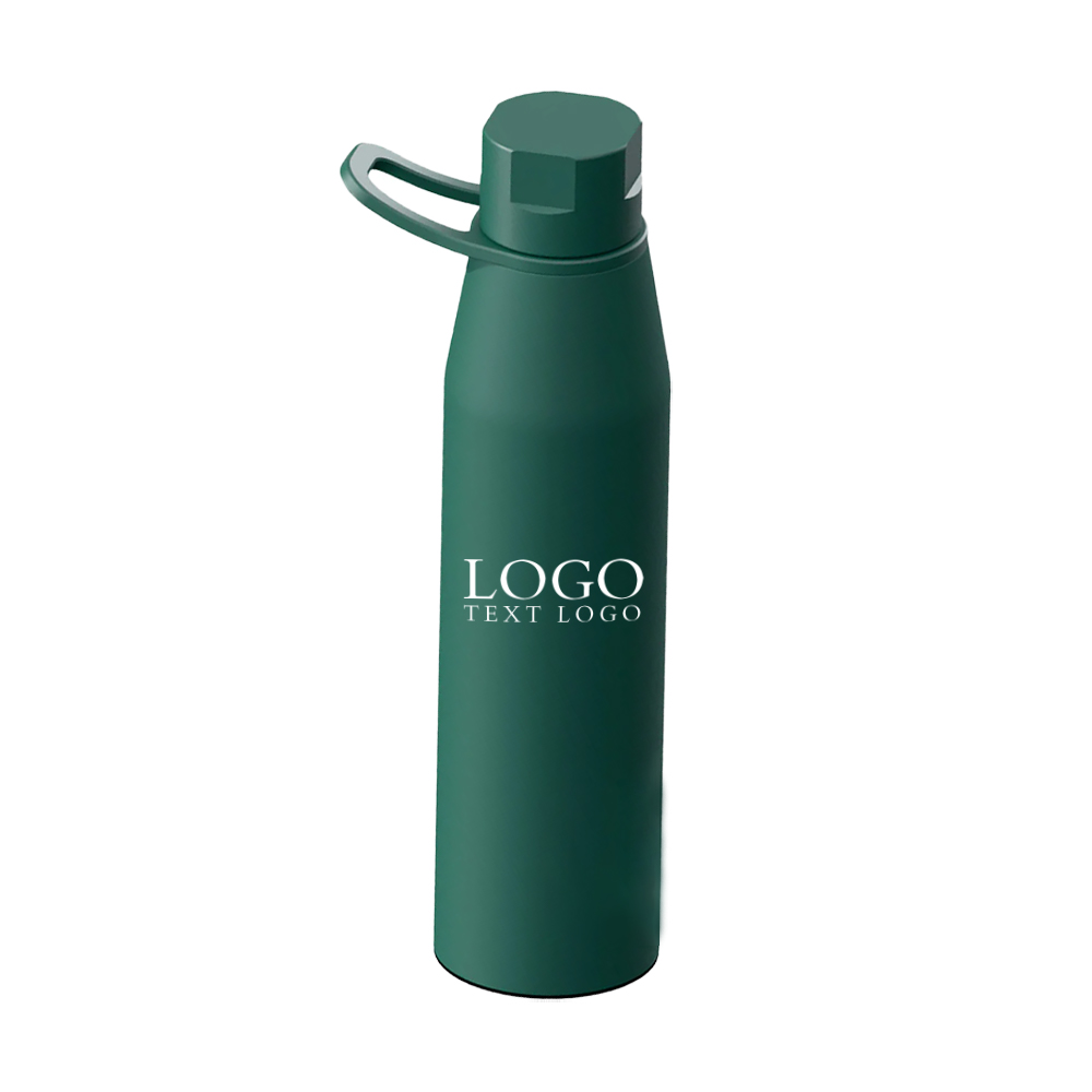 Green Promo 19 oz Stainless Steel Water Bottle With Logo