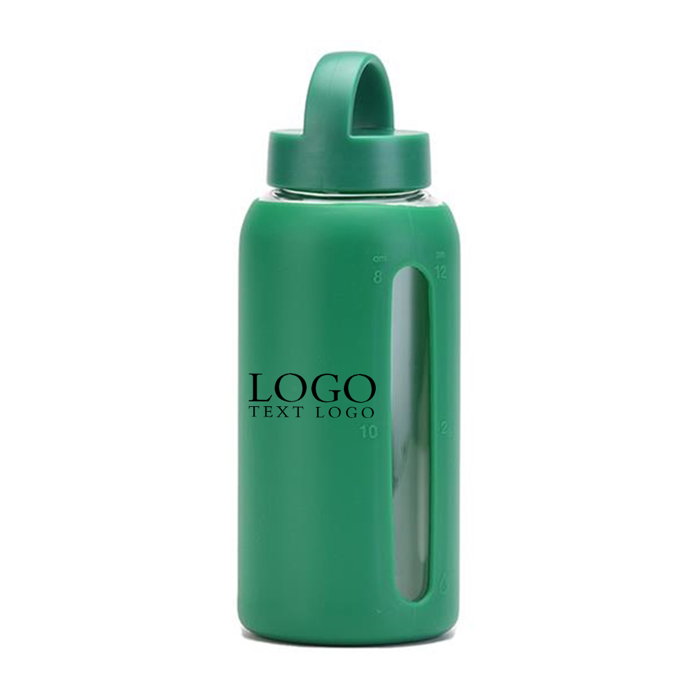 Green Promo 27oz Portable Sports Water Bottle With Logo