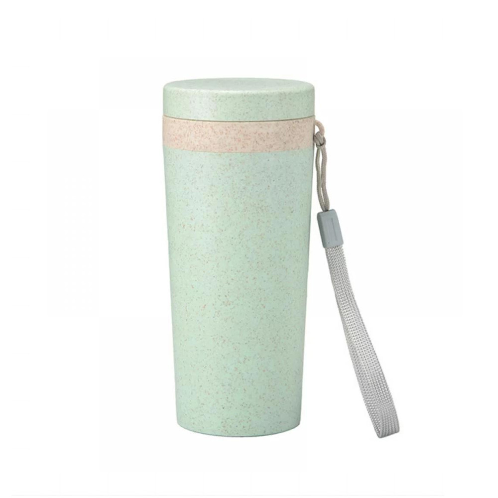 Green Promo Wheat Straw Water Bottle