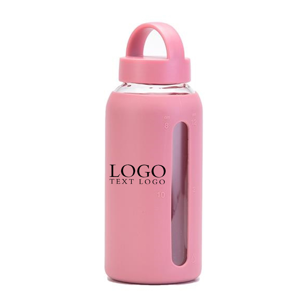 Pink Promo 27oz Portable Sports Water Bottle With Logo