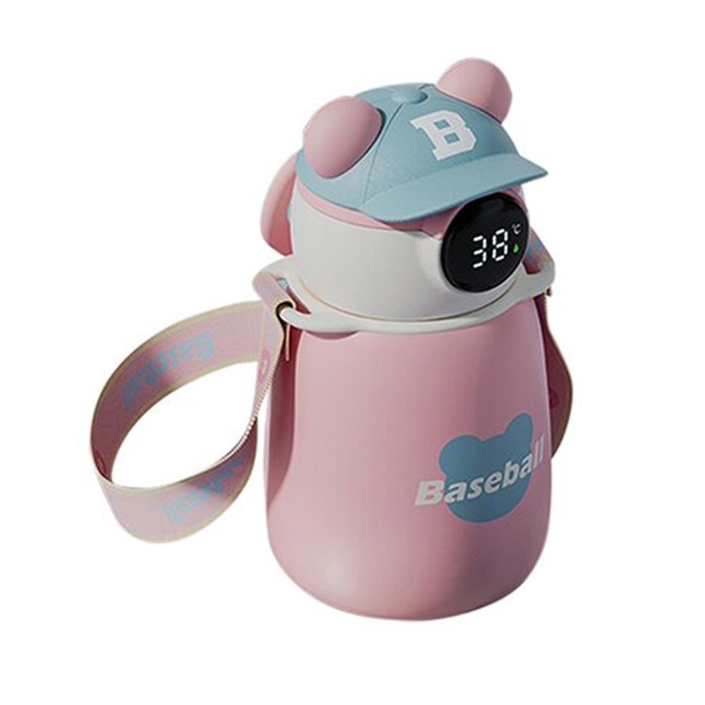 Pink Promo Cap Bear Kids Water Bottle