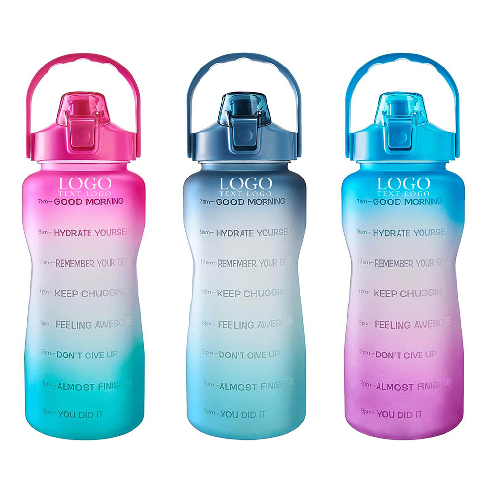 Promo 67OZ Water Bottle with Motivational Time Marker Group