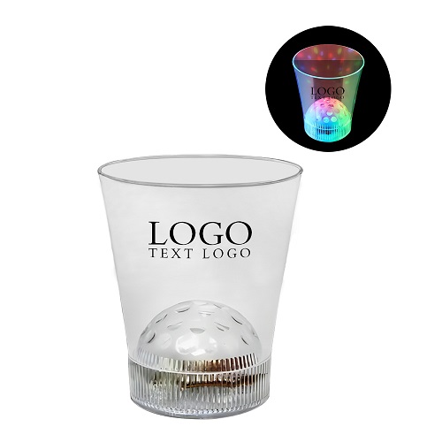 Promo 8oz Disco Ball Light Projecting LED Cup