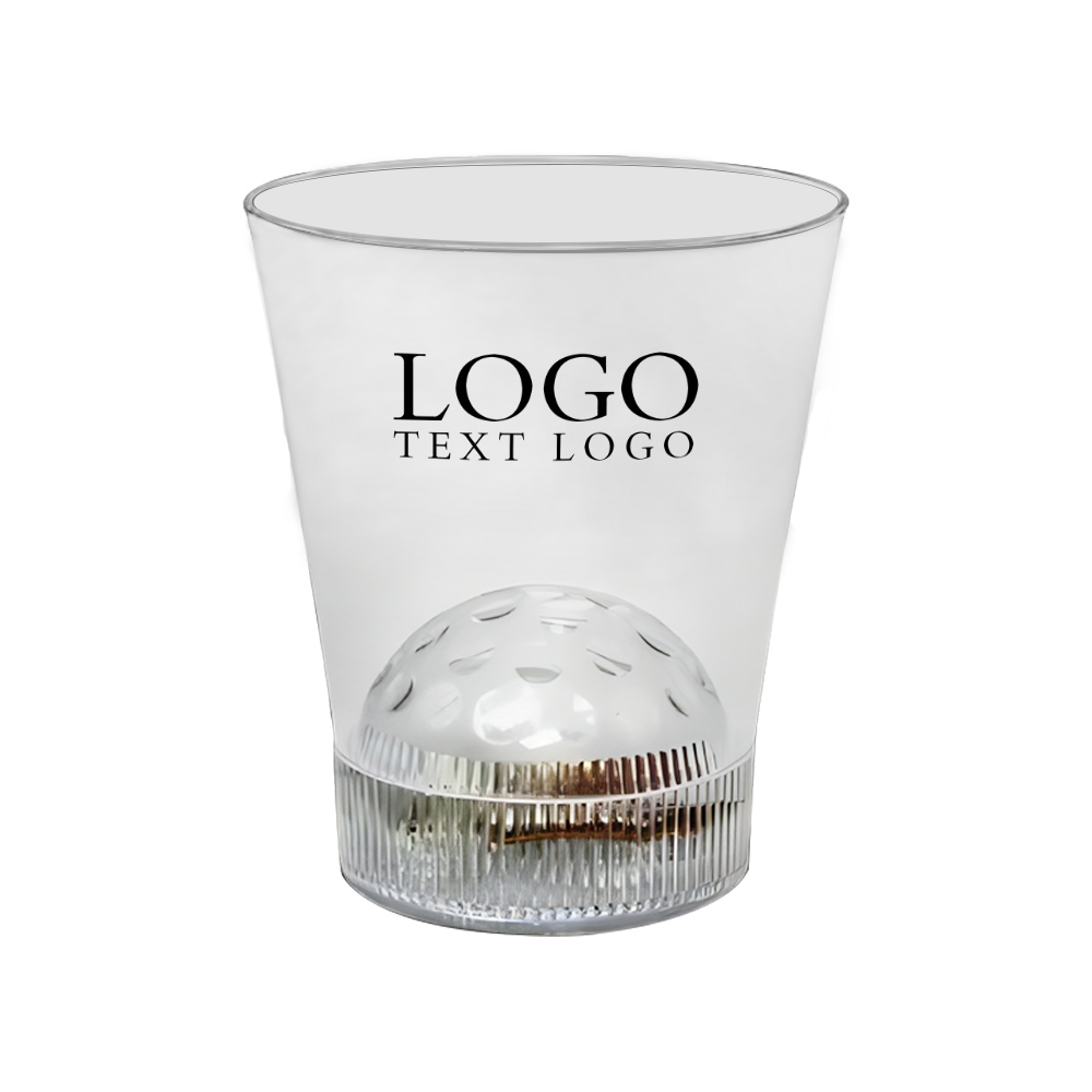 Promo 8oz Disco Ball Light Projecting LED Cup With Logo