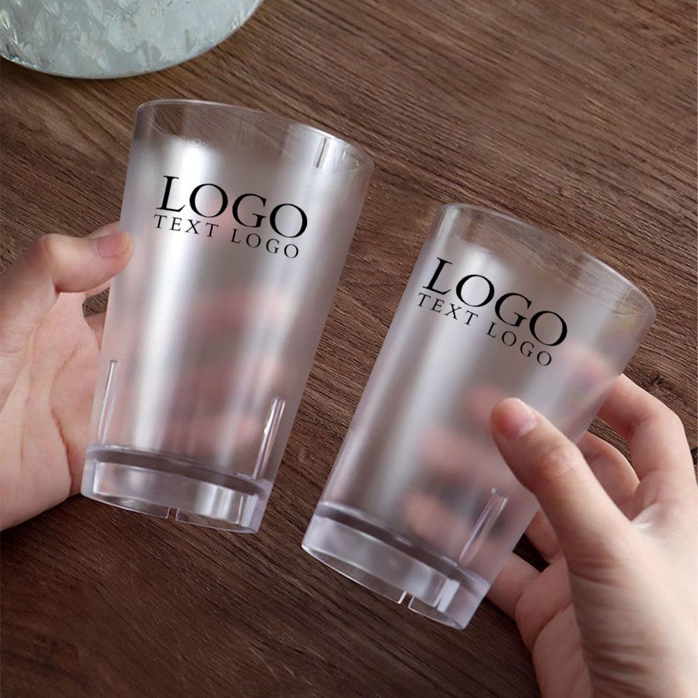 Promo Plastic Restaurant-Style Tumblers With Logo Transparent