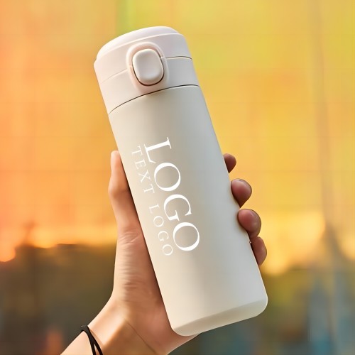 Promo Push Open Stainless Steel Vacuum Water Bottles