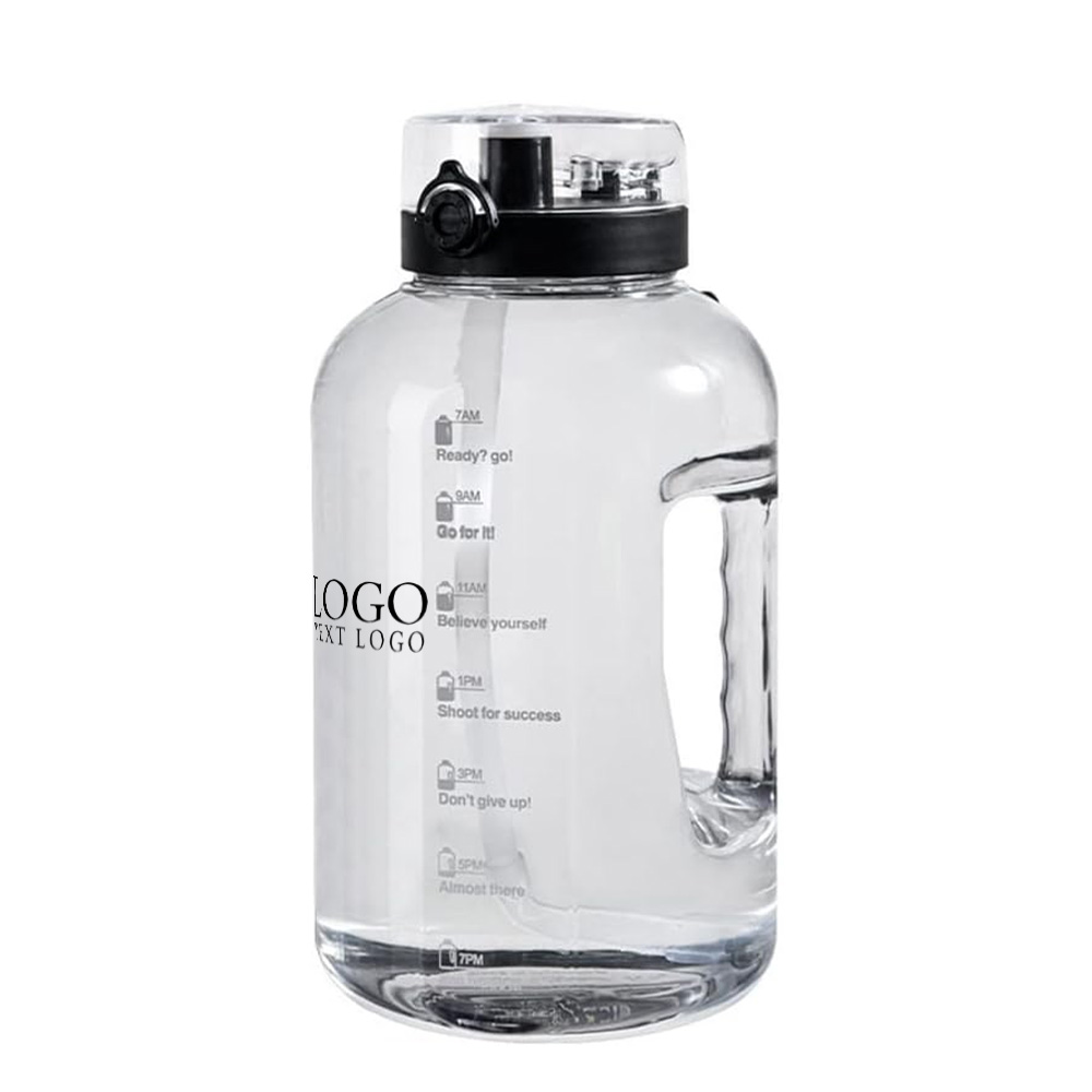Promo Reusable Gallon Water Bottle With Logo Black