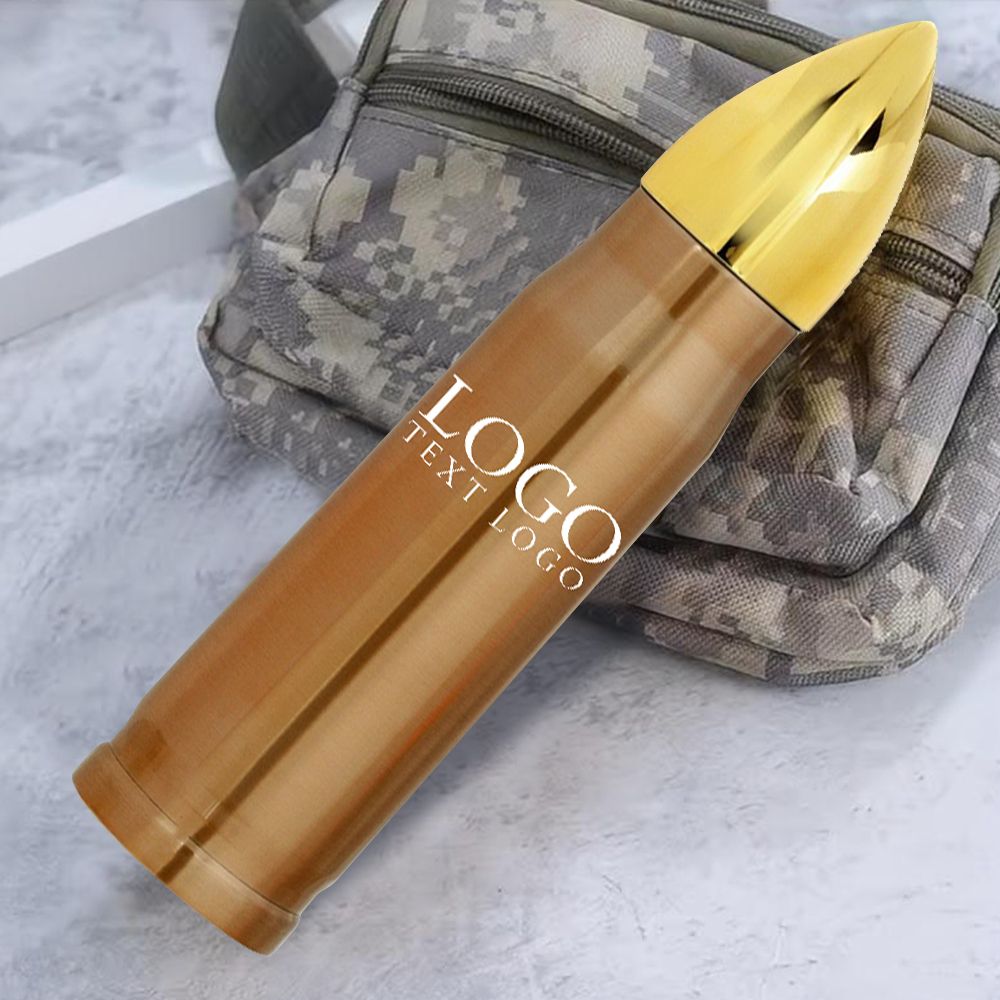 Promo Stainless Steel Bullet Thermos Flask With Logo Best