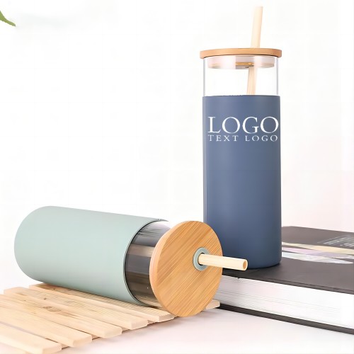 Promo Straw Glass Bottle