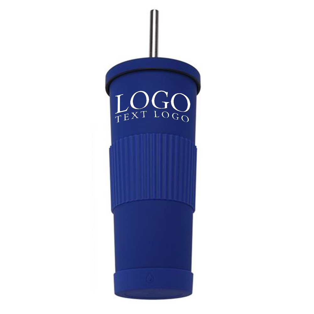 Royal Blue Promo Pastel Colored Stainless Steel Tumbler With Logo