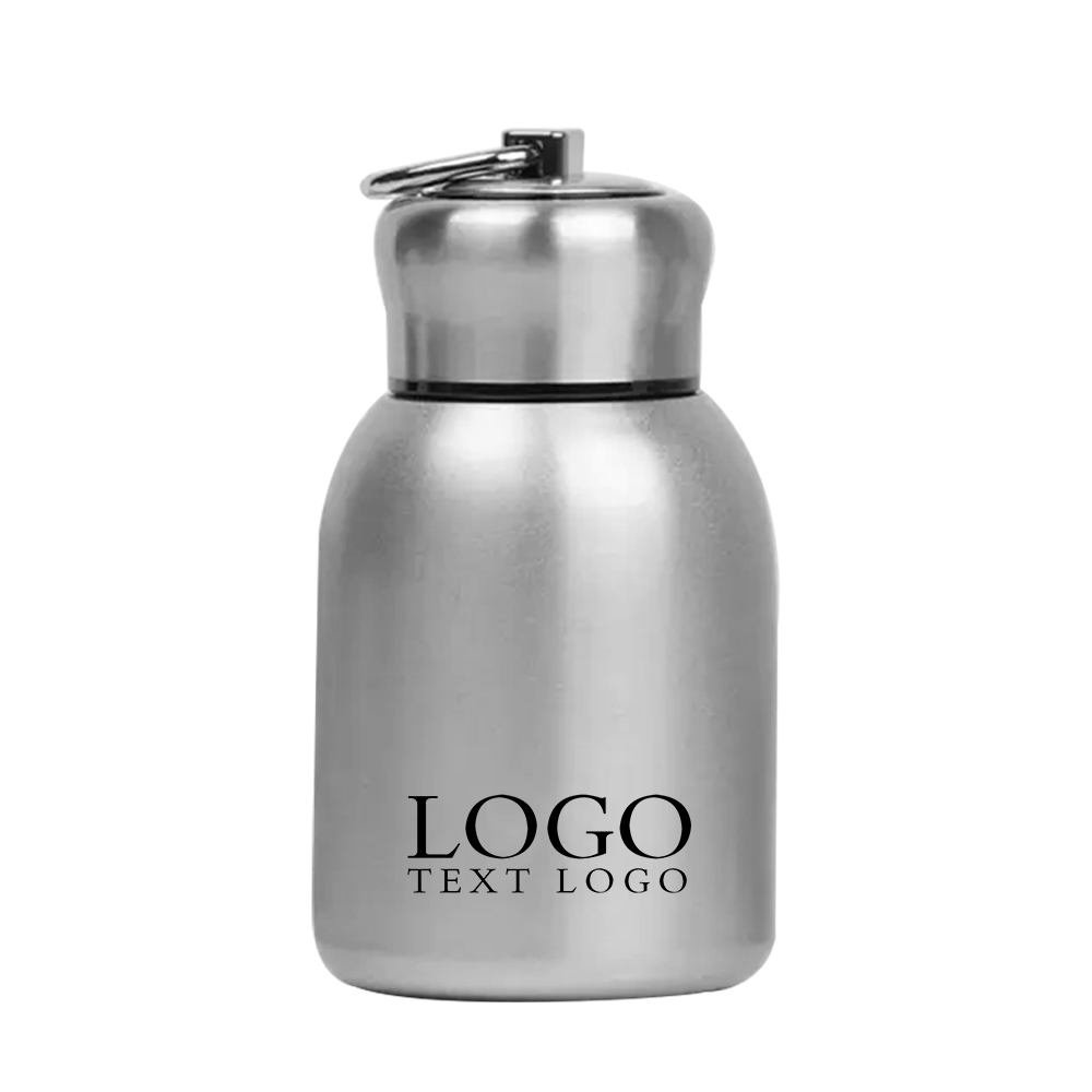 Silver Promo Mini 10 oz Stainless Steel Water Bottle With Logo