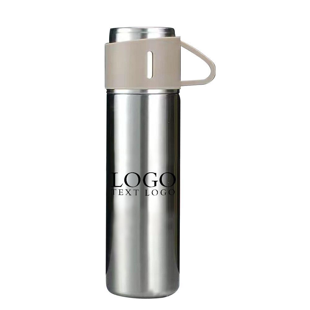 Silver Promo Thermo Cup Gift With Logo