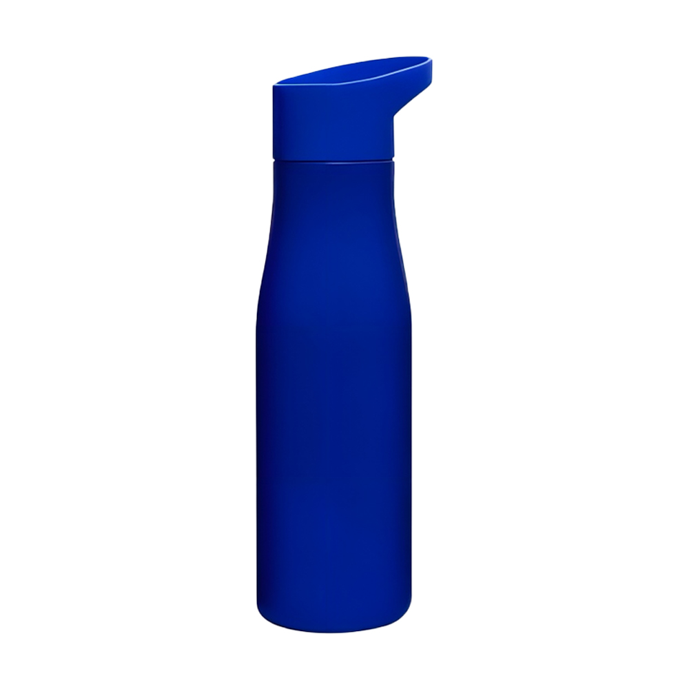 Single Wall 18 Oz Stainless Steel Bottle Blue