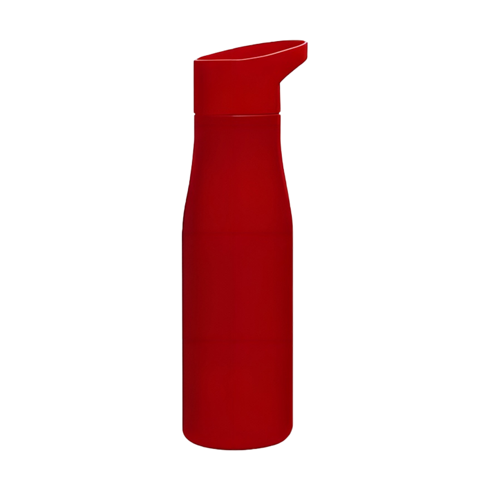 Single Wall 18 Oz Stainless Steel Bottle Red
