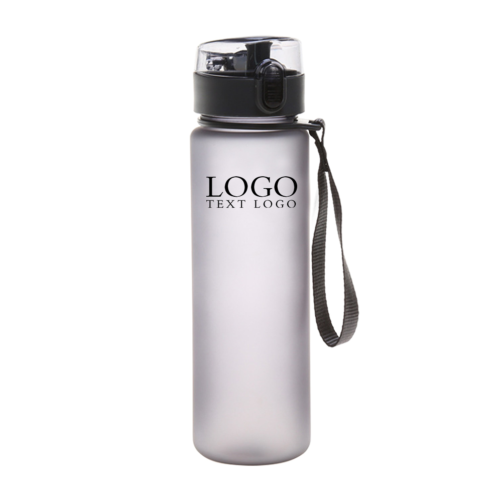 Tritan Sport Water Bottle Black with Logo