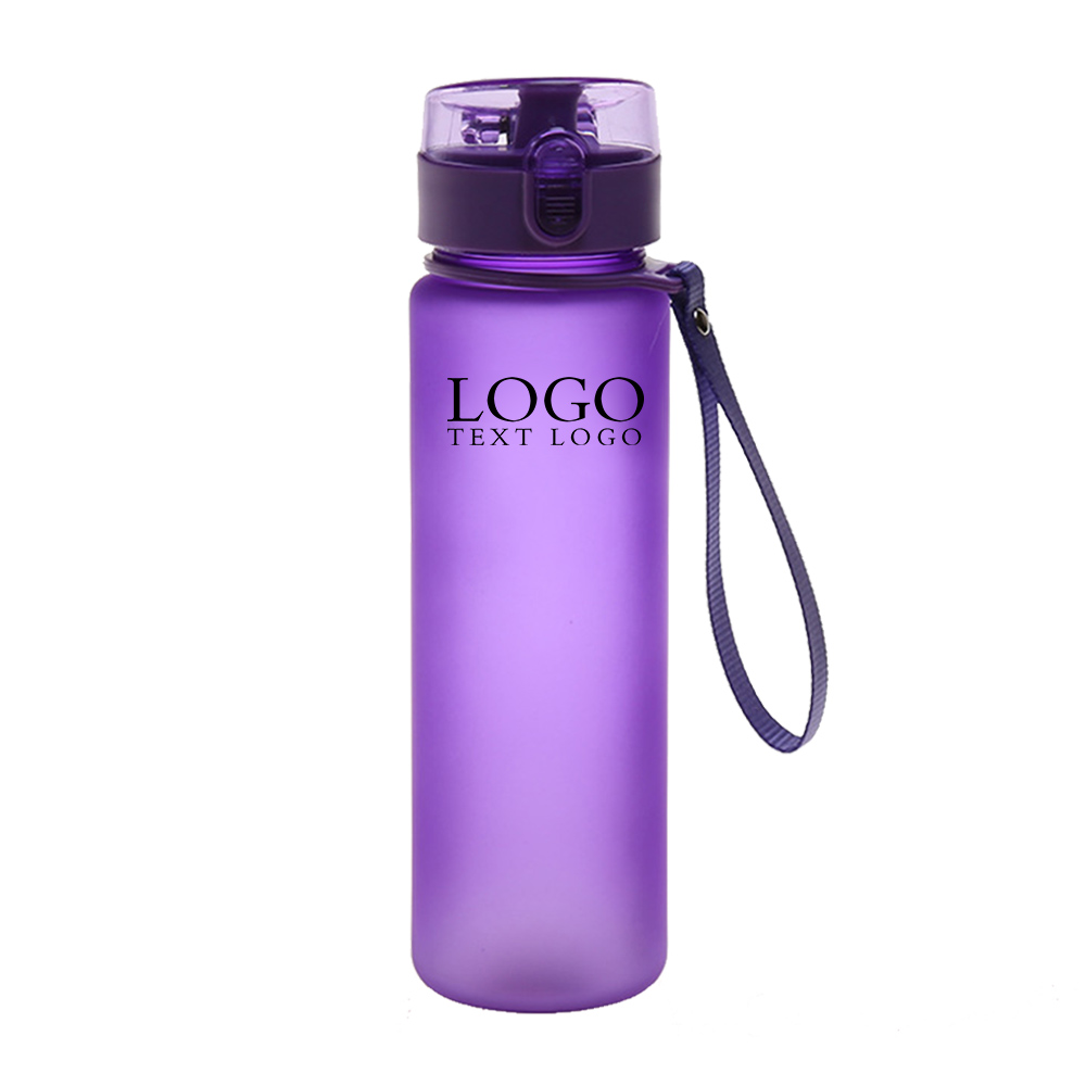 Tritan Sport Water Bottle Purple with Logo