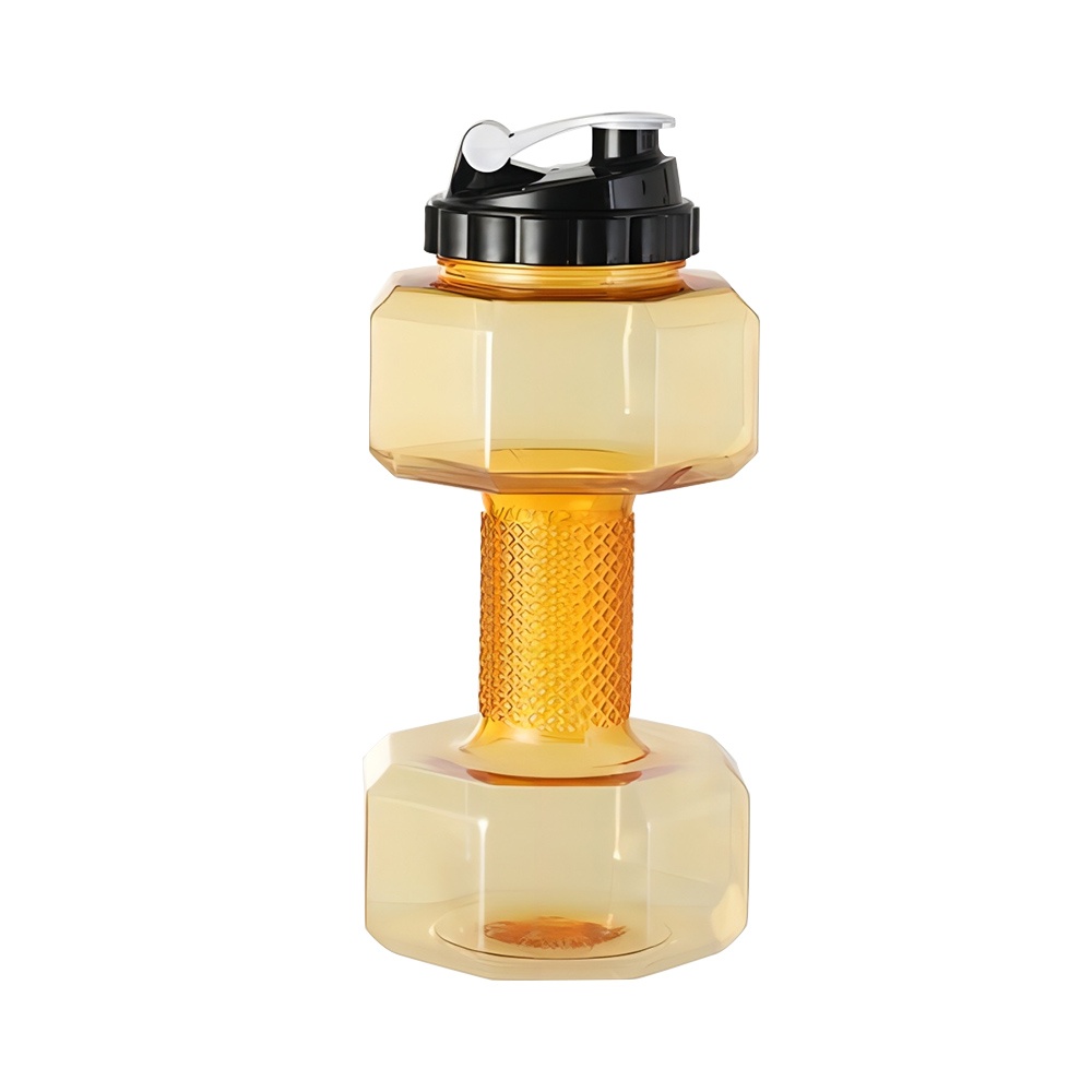 Yellow Promo Dumbbell Shape Water Bottle