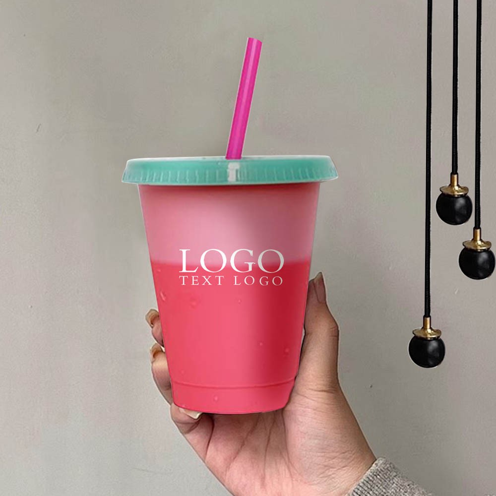 Your Best Promo 16oz Reusable Cold Drink Color Changing Cups