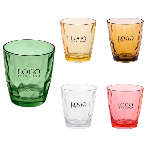 11oz Unbreakable Colored Glass Acrylic Cup