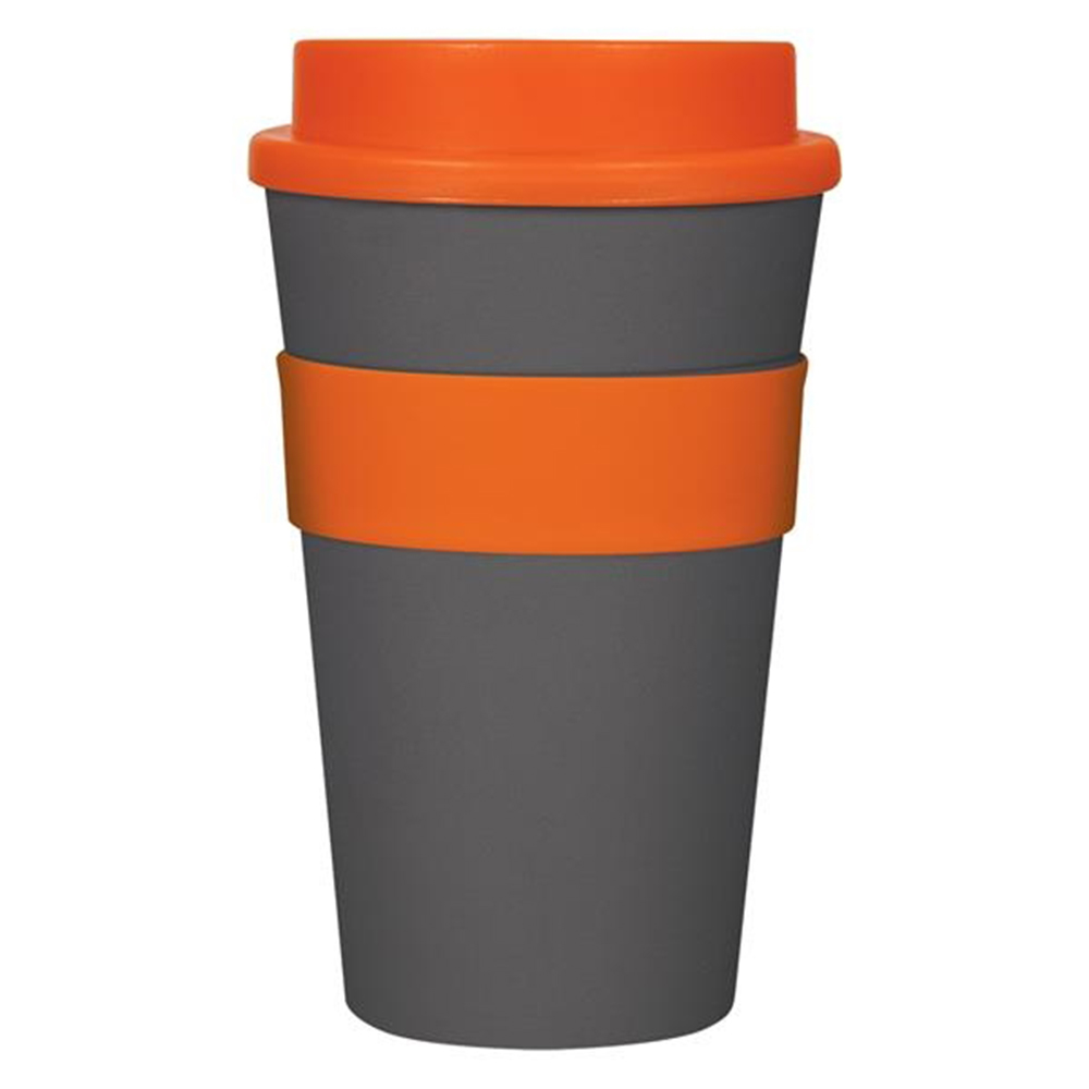 16 Oz Travel Tumbler with Screw-On Lid Gray
