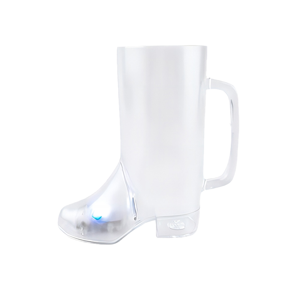 16oz  Beer Boot Mug Light-Up Drinking Glass Blank