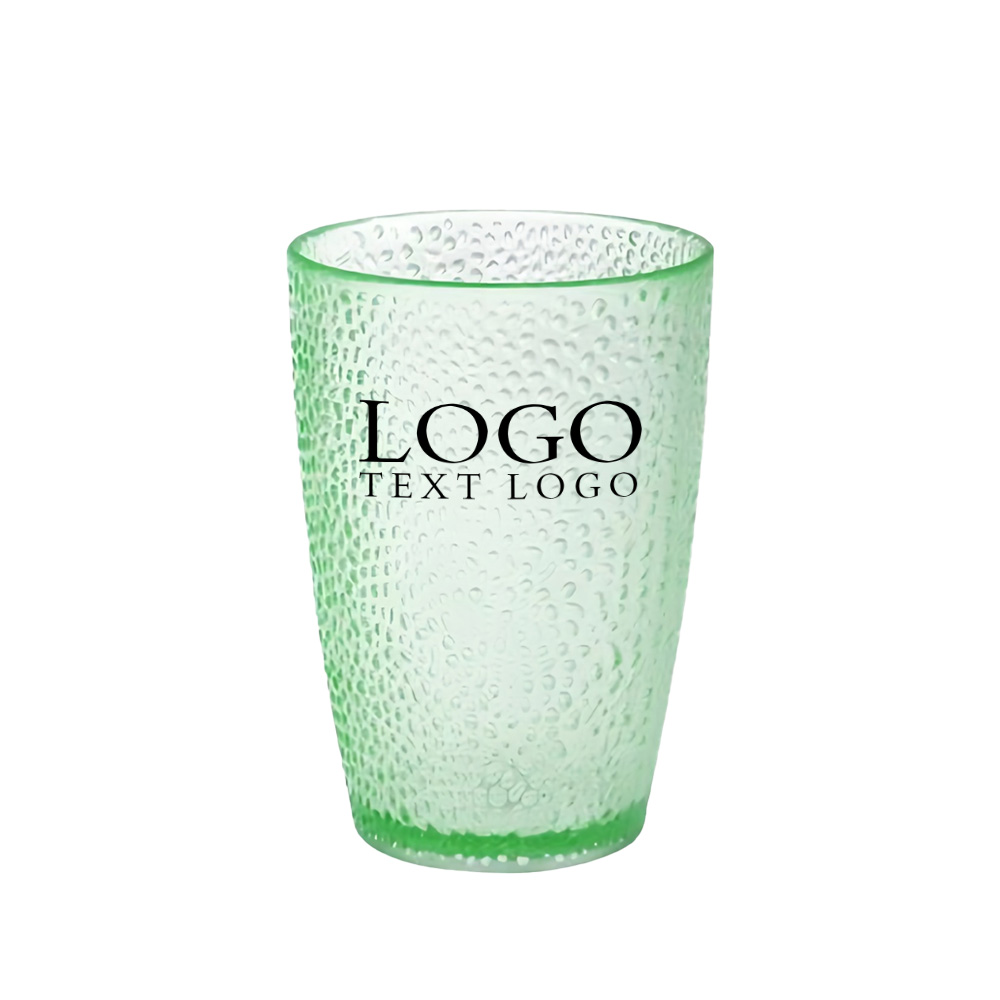 17 Oz Colorful Acrylic Cups Green with Logo