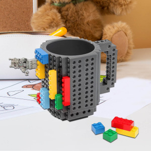 Promo Funny DIY Build-on Brick Coffee Mug