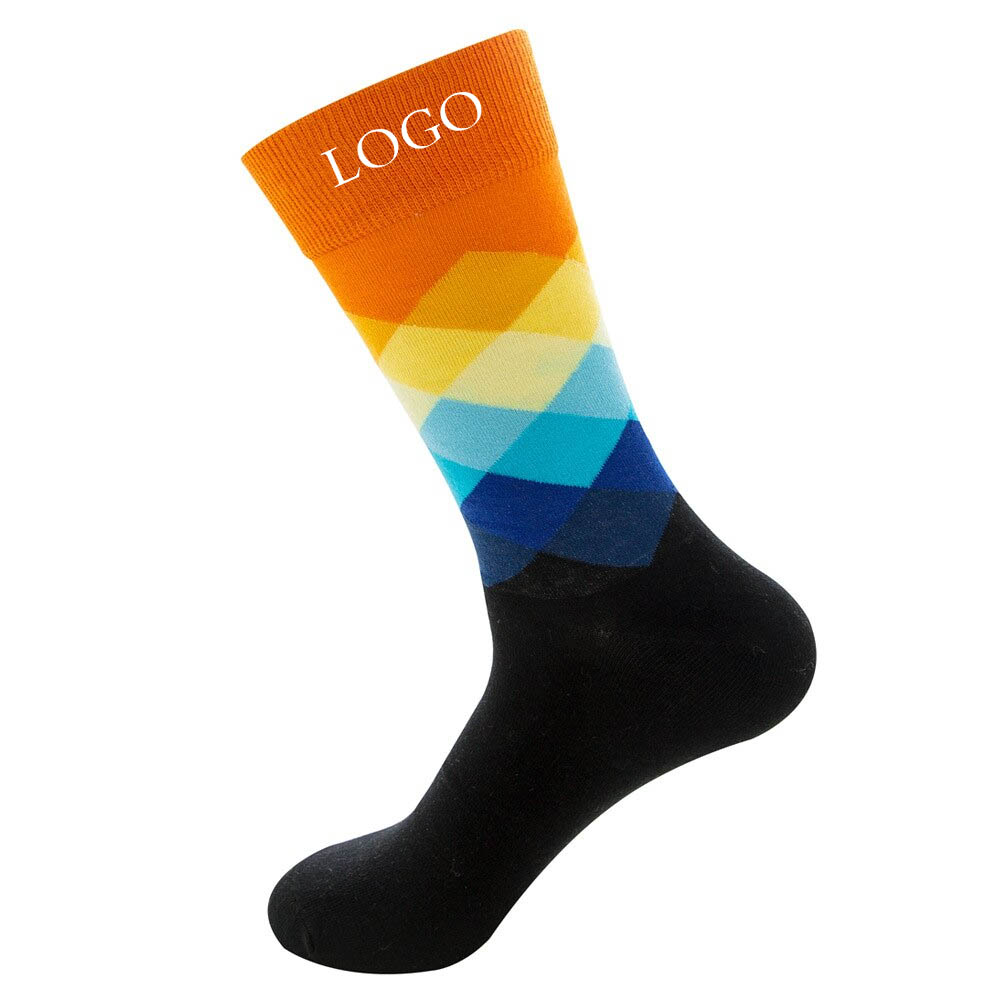 Black Promo Knit Tube Stocking With Logo