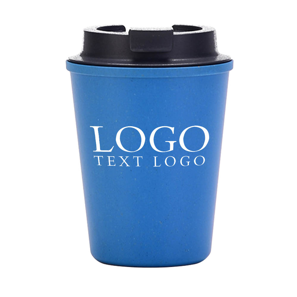 Blue Promo Eco-Friendly Reusable Coffee Cup With Logo