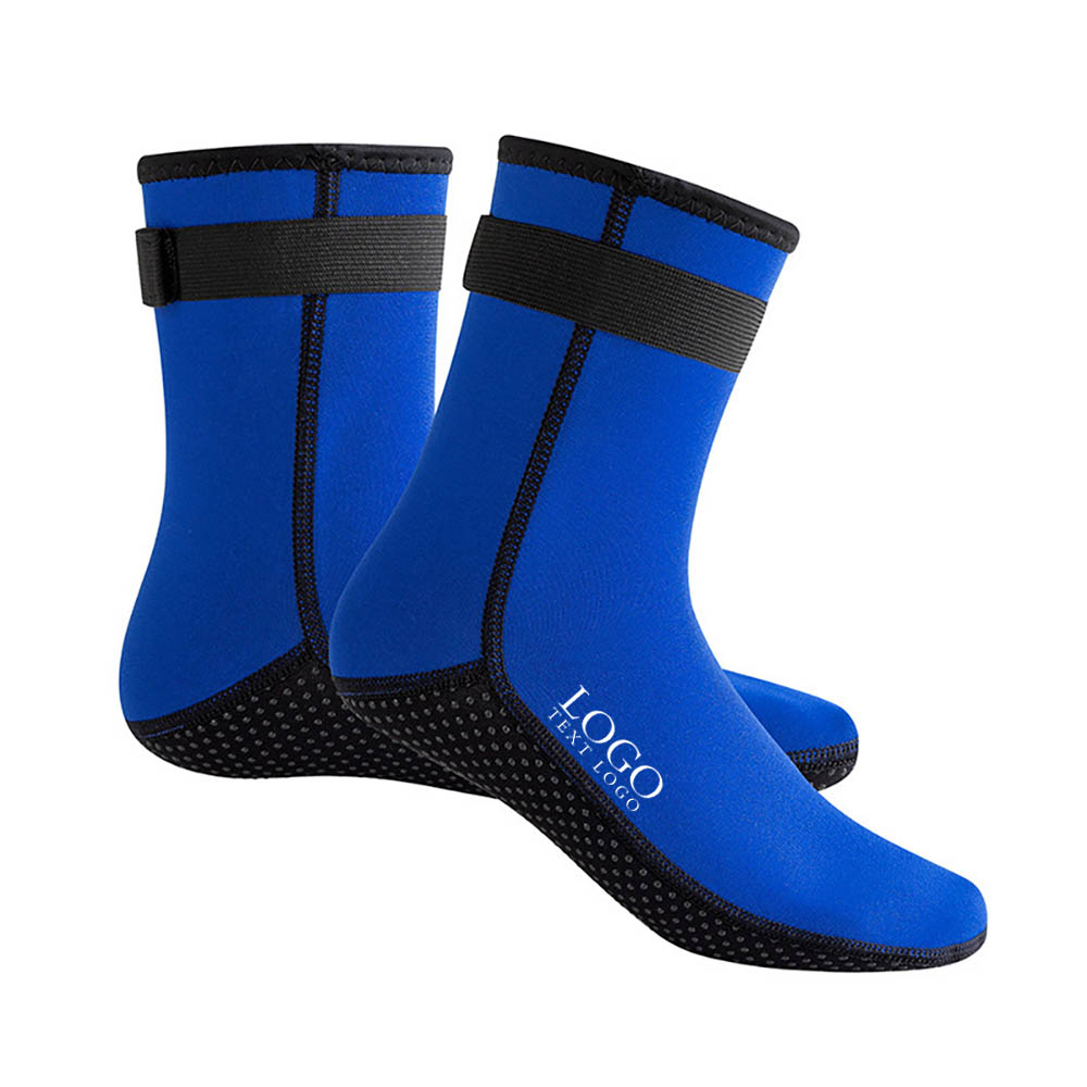 Blue Promo Surf Diving Socks With Logo