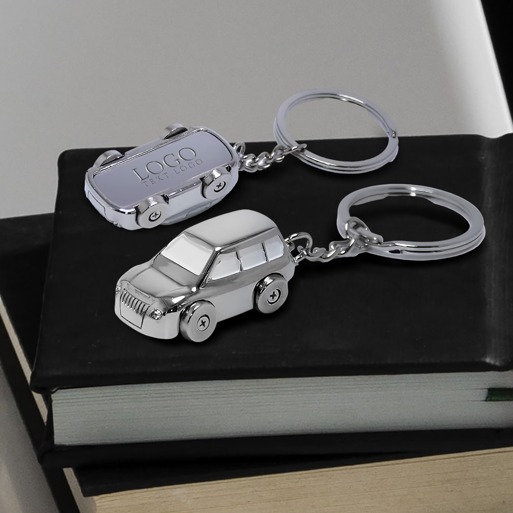 Giveaway Metal SUV Car Keychian
