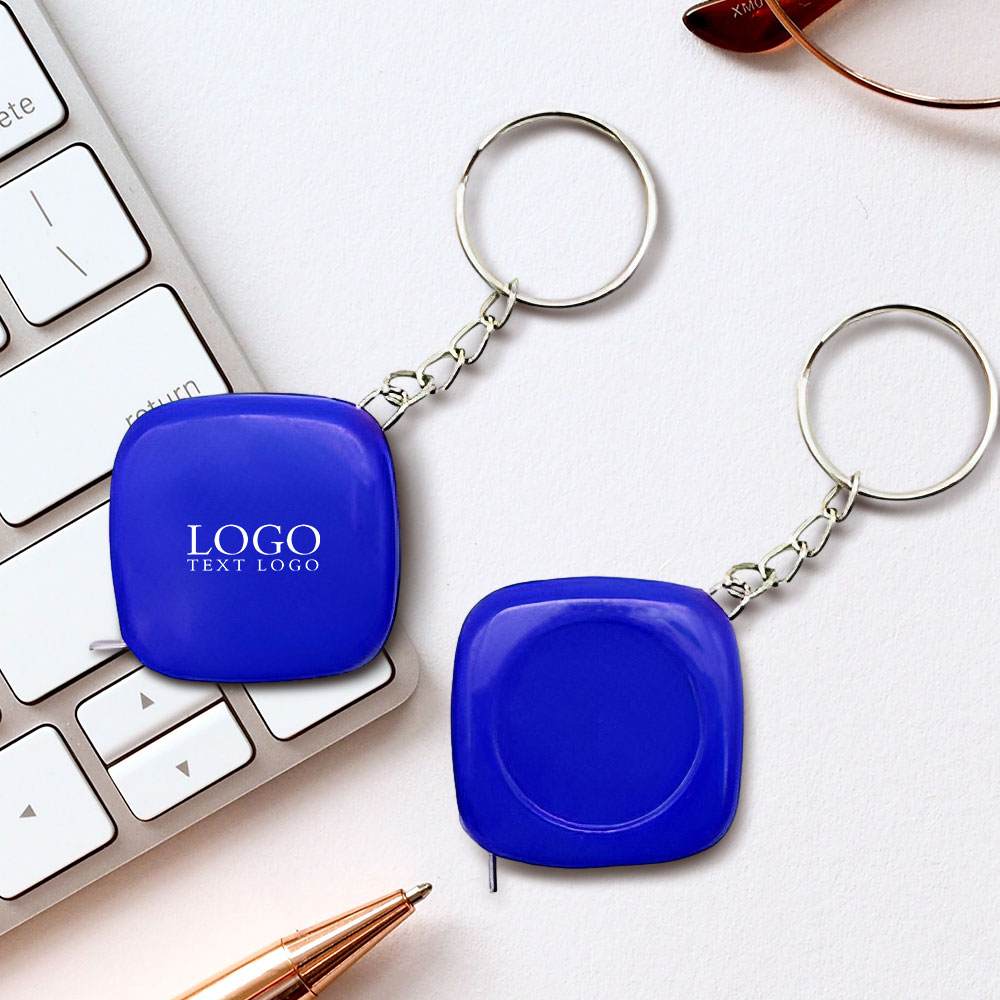 Giveaway Square Tape Measure Keychain