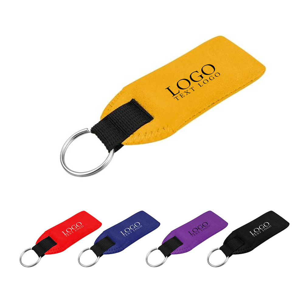 Neoprene Floating Keychain Multi Color