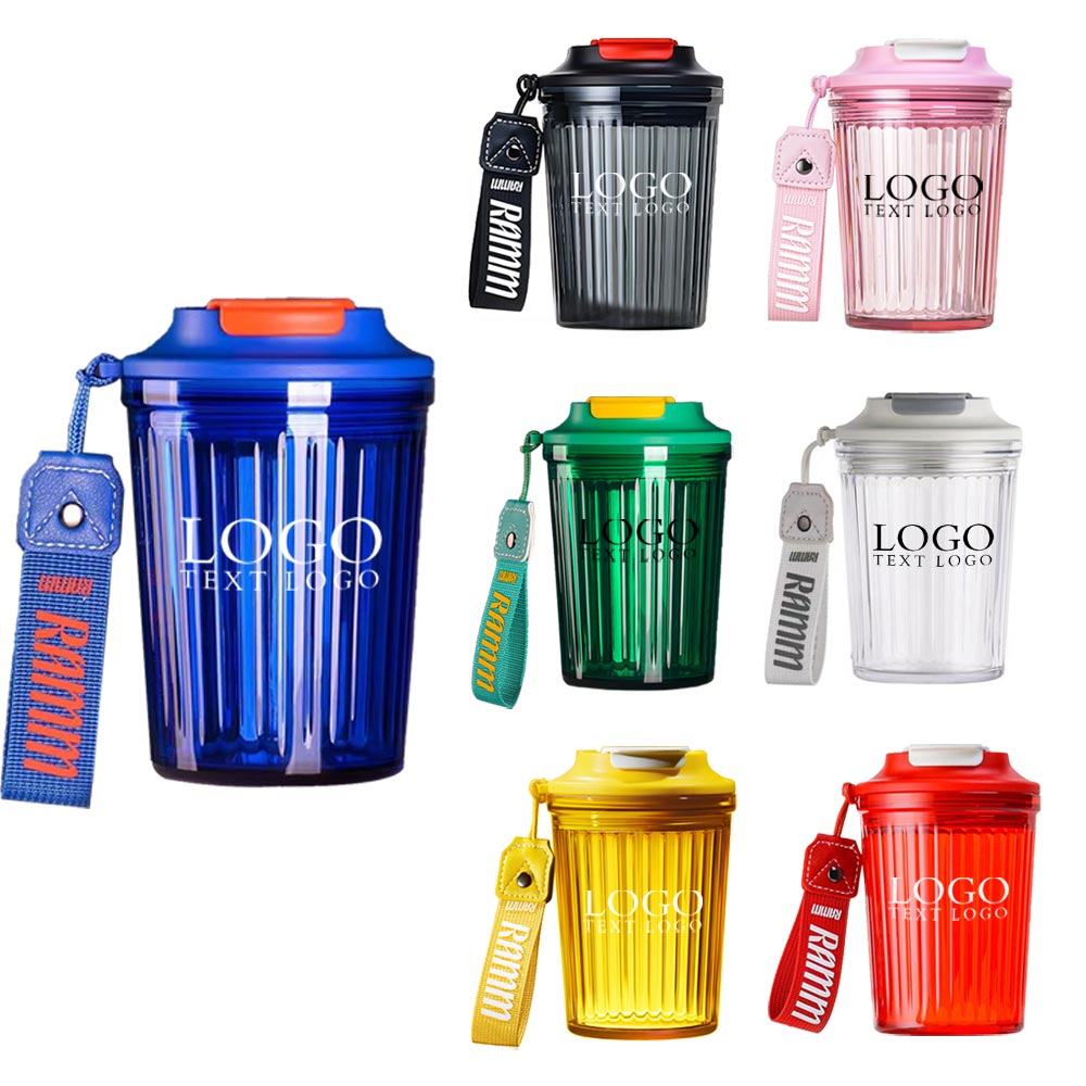 Vertical Stripes Plastic Coffee Mug Free Shipping