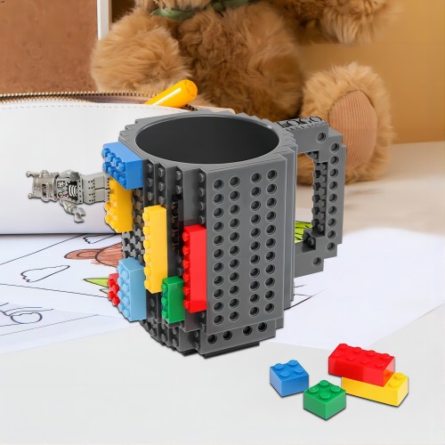 Promo Funny DIY Build-on Brick Coffee Mug
