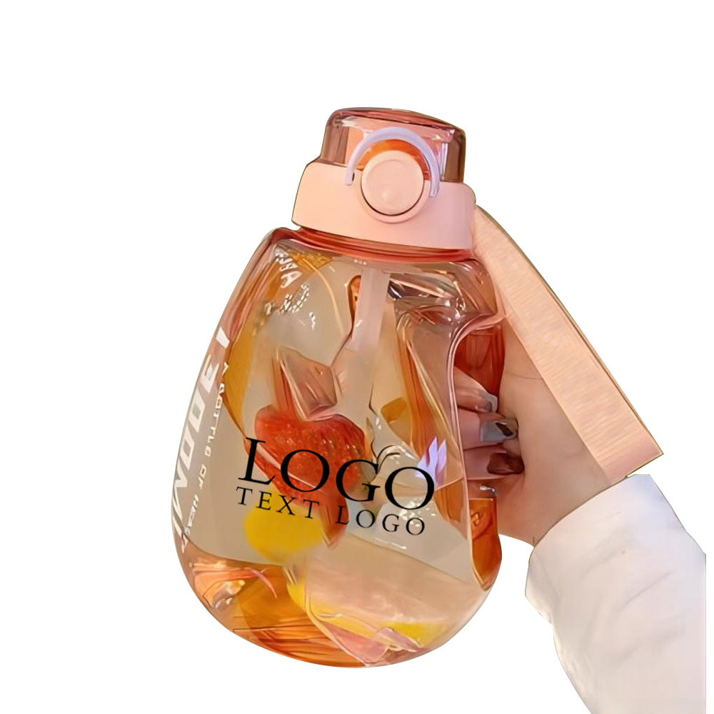 1300 ml Large Capacity Big Belly Cup Pink With Logo