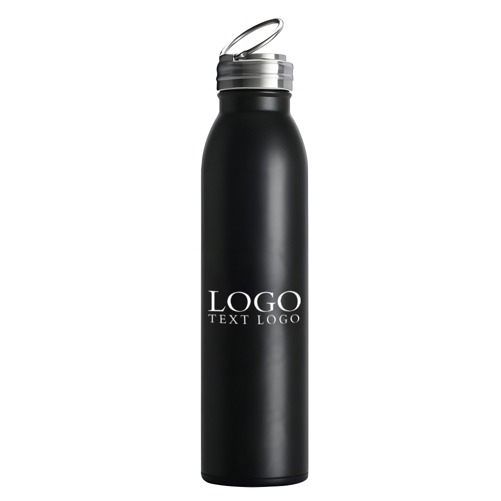 20 Oz Swig Life Stainless Steel Bottle Black With Logo