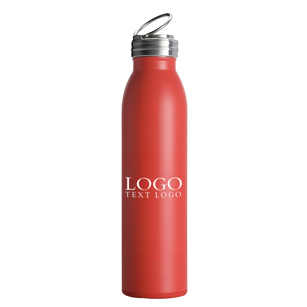 20 Oz Swig Life Stainless Steel Bottle Red With Logo