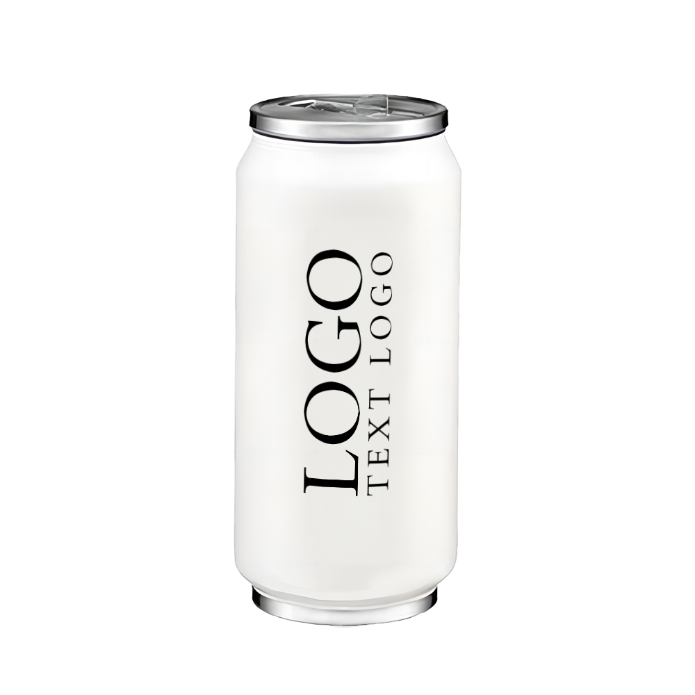 30Insulated Flip top Can-Shaped Water Bottle Logo