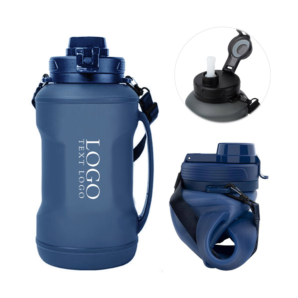 64oz Outdoor Sports Folding Large Capacity Water Bottle With Details
